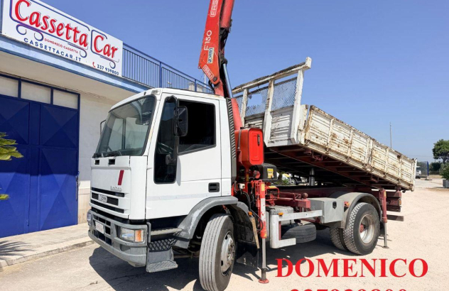Iveco eurocargo 150e18 mod. k tector rib.tril +gru 2002