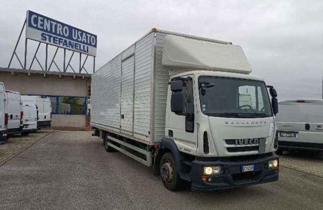 Iveco eurocargo ml120e21-p box + sponda 2014