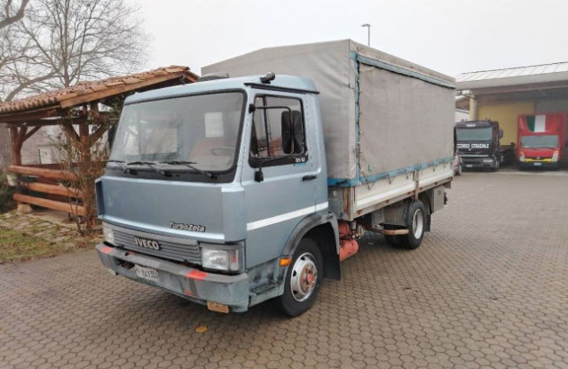 Fiat iveco om 65 telonato telonato cassone fisso 1990