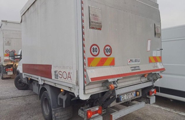 Iveco daily 70c18ha8 box + sponda 2021