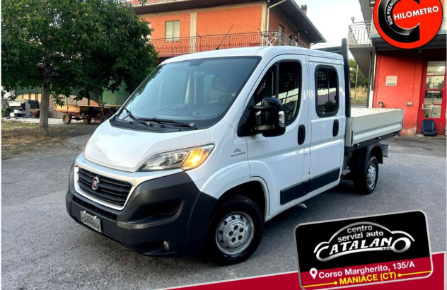 Fiat ducato 35 mh1 2.0 m-jet cassone doppia cabina 7 pti-2018 2016