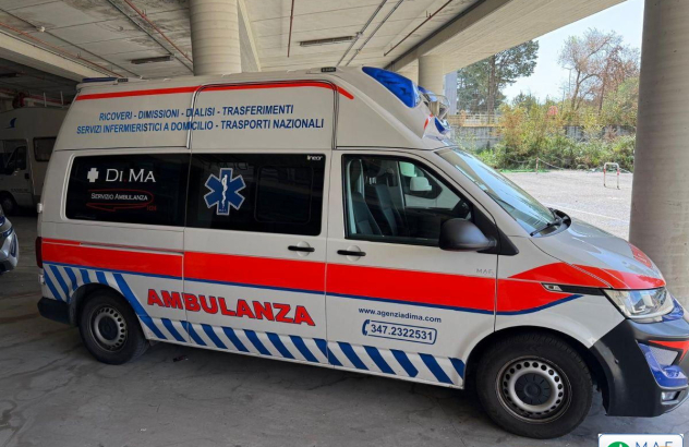 Volkswagen transporter ambulanza dima 2020