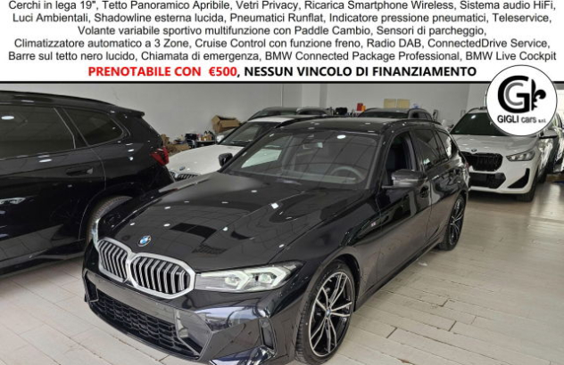 BMW Serie 3 Touring  Elettrica-Diesel 2024