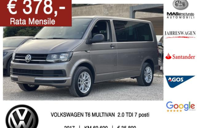 VOLKSWAGEN Multivan 2.0TDI Space Diesel 2017