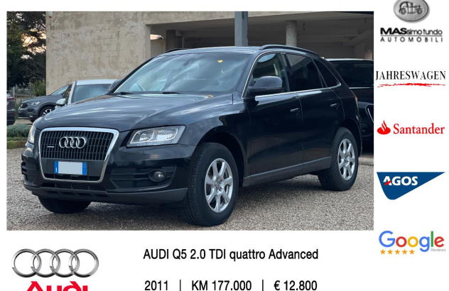 AUDI Q5 2.0 TDI F.AP. quattro Advanced Diesel 2011