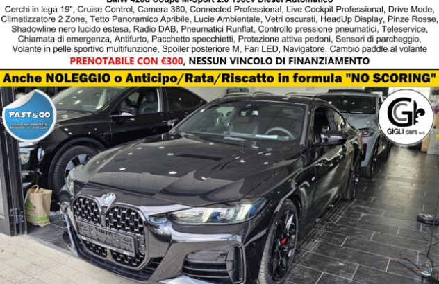 BMW Serie 4  Elettrica-Diesel 2025