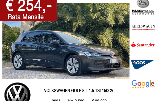 VOLKSWAGEN Golf 1.5 TSI ACT 5p. Sport BMT Benzina 2024