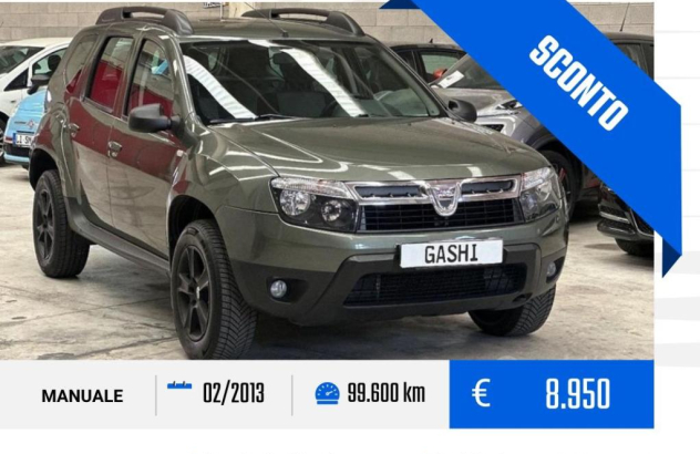 DACIA Duster Duster 1.6 115 SeS 4x2 SS GPL Laur. Fam. Benzina 2013