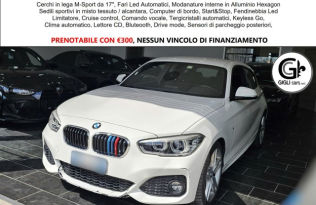 BMW Serie 1  Benzina 2017