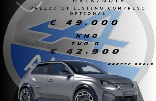 ALPINE A 290 GT PERFORMANCE   2025