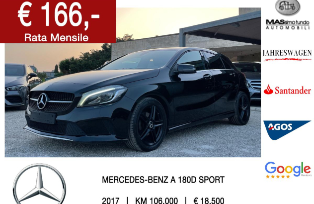 MERCEDES Classe A A 180 d Sport Diesel 2017
