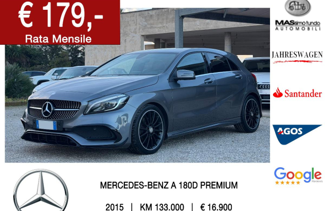 MERCEDES Classe A A 180 CDI Premium Diesel 2015
