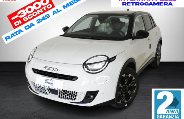 FIAT 600 Hybrid DCT MHEV La Prima Elettrica-Benzina 2025