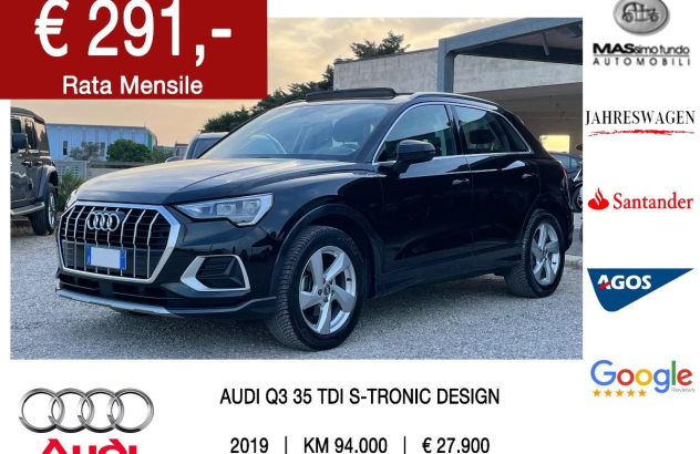 AUDI Q3 35 TDI S tronic Business Advanced Diesel 2019