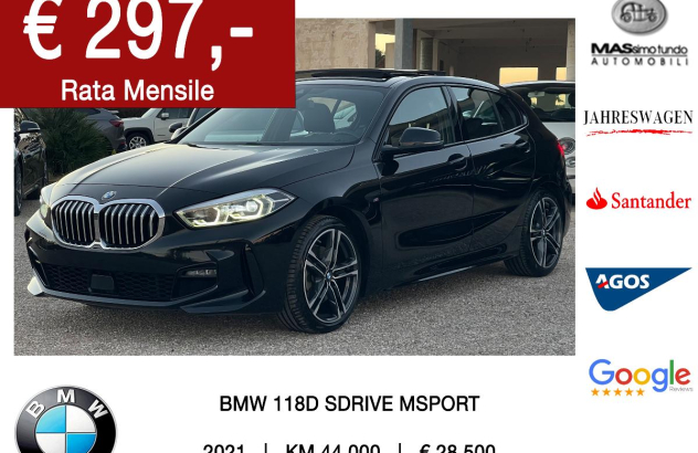 BMW Serie 1 118d 5p. M Sport Diesel 2021