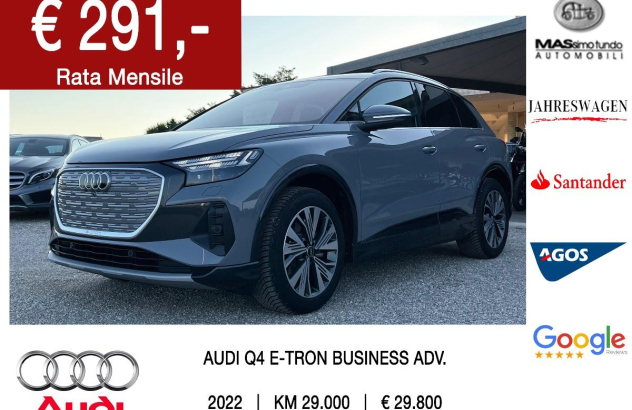 AUDI Q4 e-tron Q4 35 e-tron Business Advanced Elettrica 2022