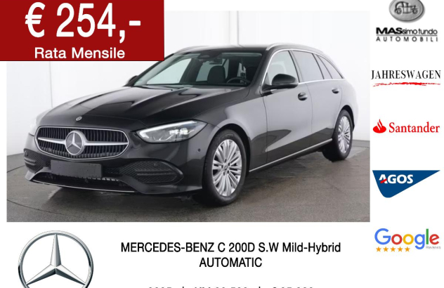 MERCEDES Classe C Station Wagon C 200 S.W. Auto EQ-Boost Sport Plus Elettrica-Diesel 2025