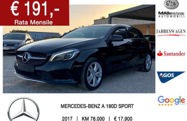 MERCEDES Classe A A 180 d Sport Diesel 2017