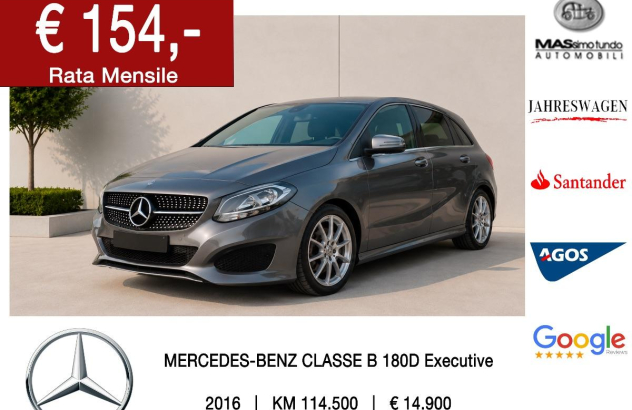 MERCEDES Classe B B 180 d Executive Diesel 2016