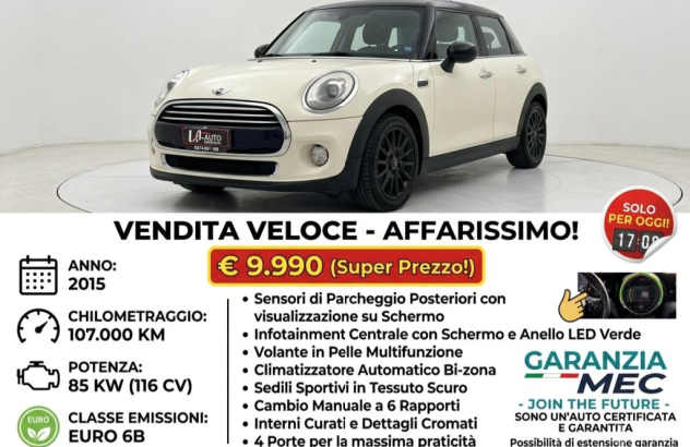 MINI Mini 1.5 Cooper D Business 5 porte Diesel 2015