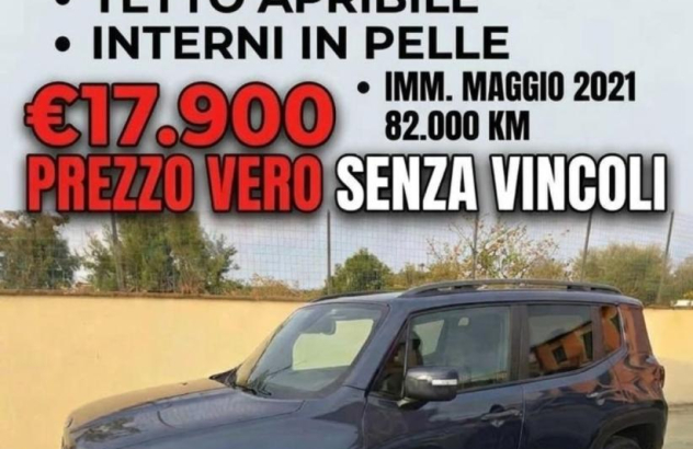 JEEP Renegade 1.3 T4 PHEV 4xe S Elettrica-Benzina 2021