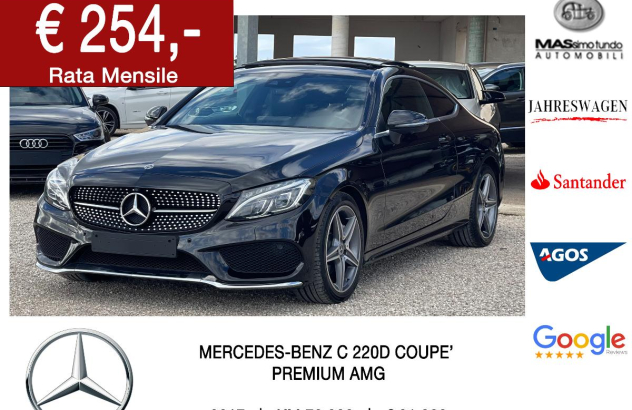 MERCEDES Classe C Coupè C 220d Coupé Premium Plus Diesel 2017