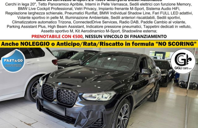 BMW X4  Elettrica-Diesel 2025