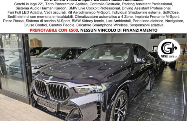 BMW X6  Elettrica-Diesel 2024