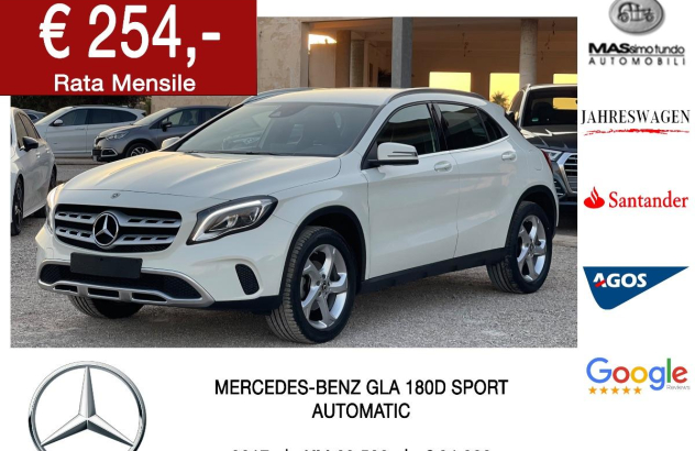 MERCEDES Classe GLA GLA 180 d Automatic Sport Diesel 2017