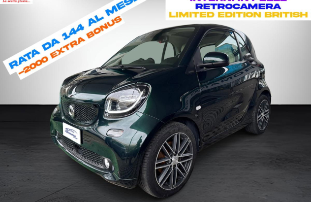 SMART Fortwo 90 0.9 T twinamic british green Benzina 2019