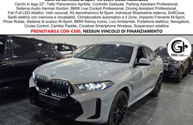 BMW X6  Elettrica-Diesel 2024