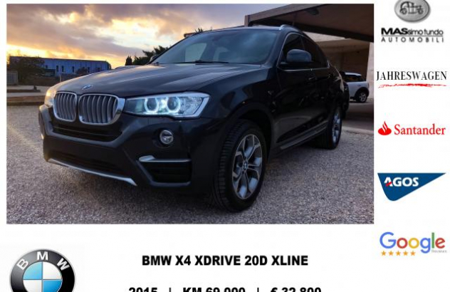 BMW X4 xDrive20d xLine Diesel 2015