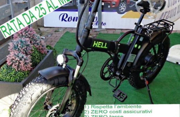 ALTRO HELL Biciclette elettrich(250 Watt e Voltaggio 48 Volt) Non occorre Assicurazione, Bollo, Patente  Elettrica 1999